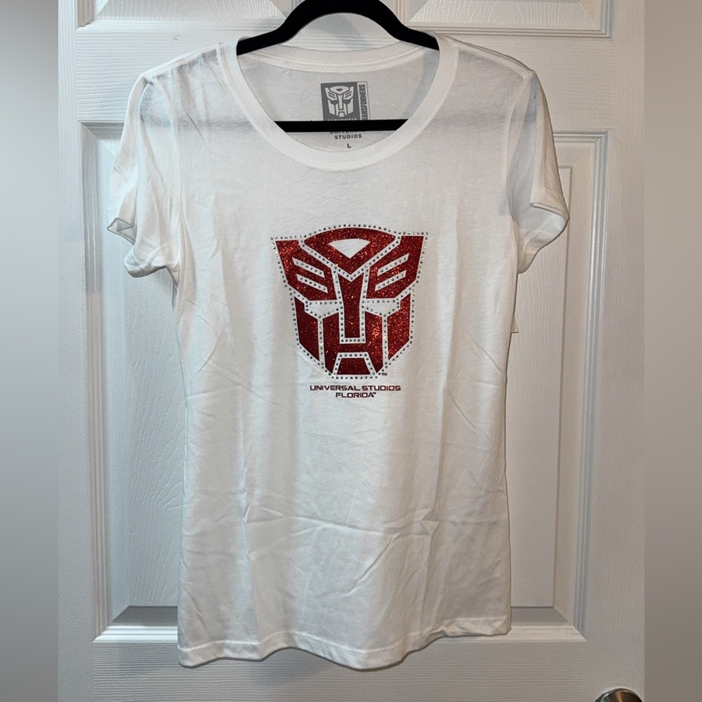 Transformers Rhinestone Universal Studios Florida T-shirt ~ NWT